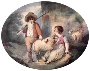 La pequeña pastora, siglo XVIII, 1912