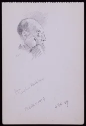 Retrato de Arthur Rackham
