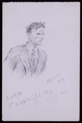 Retrato del Dr. DWD Wright