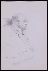 Retrato de Edwin Lutyens
