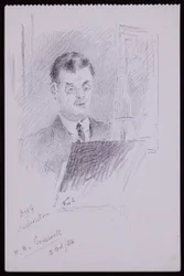 Retrato de HB Cresswell