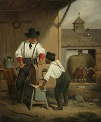 El Afilador de Guadañas, 1856