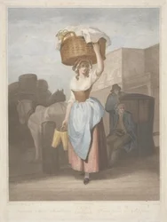 Fresas, fresas dulces, grabado por Giovanni Vendramini (1769-1839) 1795