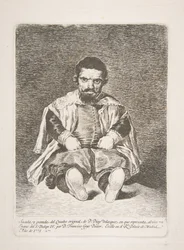 Un enano conocido como El Primo después de Diego Velázquez, 1778