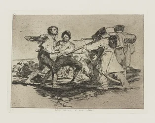 Con razon ? sin ella. (Rightly or Wrongly.), pl. 2 from the series Los desastres de la guerra (The Disasters of War)