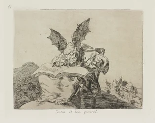 Contra el bien general. (Against the Common Good.), pl. 71 from the series Los desastres de la guerra (The Disasters of War)