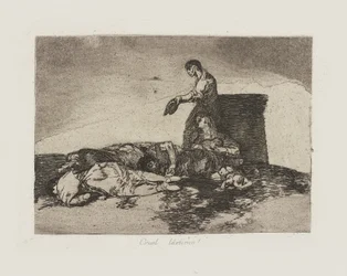 Cruel l?stima! (Cruel Tale of Woe!), pl. 48 from the series Los desastres de la guerra (The Disasters of War)