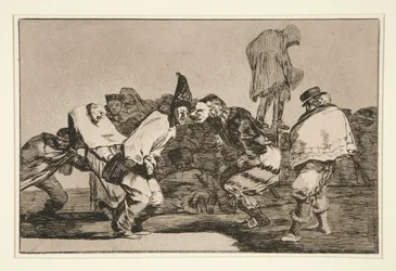 Disparate de carnaval (Carnival Folly), pl14 de la serie Los proverbios