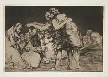 Disparate matrimonial (Locura Matrimonial), pl. 7 de la serie Los proverbios