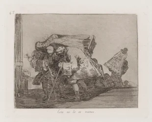 Esta no lo es menos (This Is Not Less So), Plate 67 from Los desastres de la guerra (The Disasters of War)