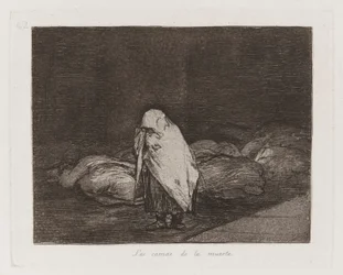 Las camas de la muerte (The Beds of Death), Plate 62 from Los desastres de la guerra (The Disasters of War)