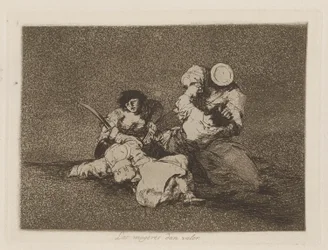 Las mugeres dan valor (The Women Give Courage), pl. 4 from the series Los desastres de la guerra (The Disasters of War)