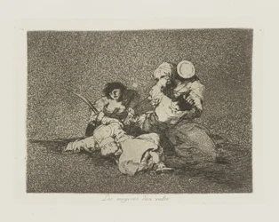 Las mugeres dan valor. (The Women Give Courage.), pl. 4 from the series Los desastres de la guerra (The Disasters of War)