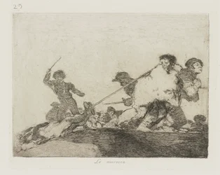 Lo merecia. (He Deserved It.), pl. 29 from the series Los desastres de la guerra (The Disasters of War)