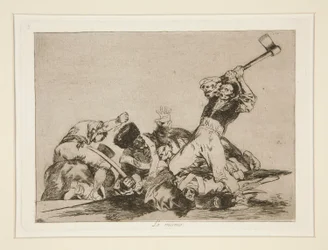 Lo mismo (The Same), pl. 3 from Los desastres de la guerra (The Disasters of War)