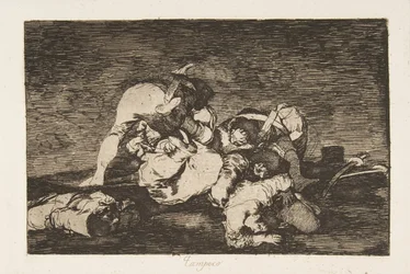 Placa 10 de Los desastres de la guerra: Nor [d..., 1810 publicado 1863