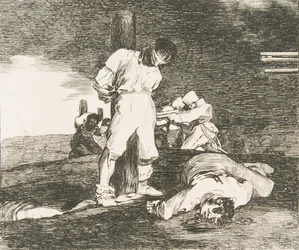Placa 15 de Los Desastres de la Guerra: Y no hay remedio, 1810