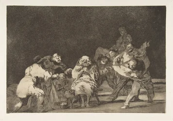 Plato 17 de los Disparates: Lealtad, ca. 1816-23 publicado 1864