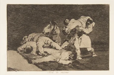 Placa 21 de Los Desastres de la Guerra: Esto es..., 1810 publicado 1863