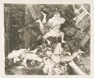 Placa 30 de Los Desastres de la Guerra: Estragos de la Guerra, 1810