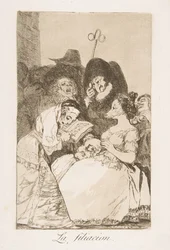 Placa 57 de Los Caprichos: La filiación, 1799
