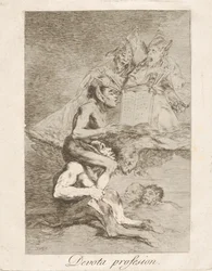 Placa 70 de Los Caprichos: Devota Profesión, 1799