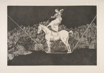 Placa B de los Disparates: Locura puntual, ca. 1816-23 publicado antes de 1877