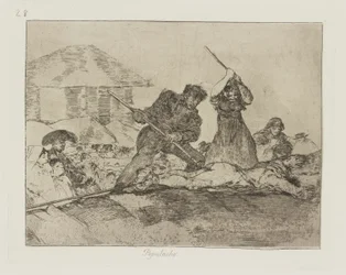 Populacho. (Rabble.), pl. 28 from the series Los desastres de la guerra (The Disasters of War)