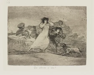 Que? alboroto es este? (What Is This Hubbub?), pl. 65 from the series Los desastres de la guerra (The Disasters of War)