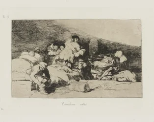Tambien estos. (These Too.), pl. 25 from the series Los desastres de la guerra (The Disasters of War)