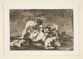 Ni (Ni [Hacen Estos] Tampoco), pl. 10 de la serie Los Desastres de la Guerra