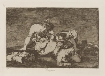 Ni (Ni [Hacen Estos] Tampoco), pl. 10 de la serie Los Desastres de la Guerra