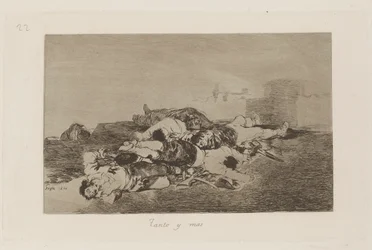 Tanto y mas (Even Worse), Plate 22 from Los desastres de la guerra (The Disasters of War)