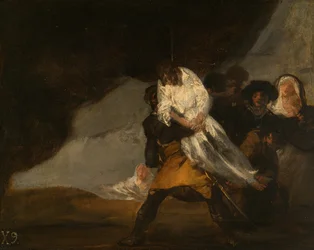El monje ahorcado, hacia 1810