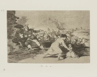 Yo lo vi. (I Saw It.), pl. 44 from the series Los desastres de la guerra (The Disasters of War)