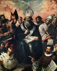 San Basilio Dictando su Doctrina