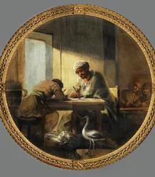 Alegoría del Comercio, pintada para el Palacio del favorito de la Reina Manuel de Godoy ... (pintura sobre lienzo)