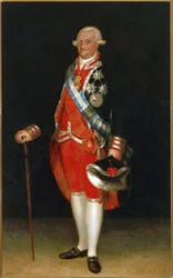 Carlos IV, rey de España ... (pintura sobre lienzo)