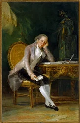 Don Gaspar Melchor de Jovellanos (painting on canvas)
