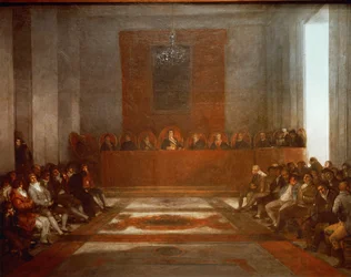 El rey Felipe IV de España inaugurando la Junta de Filipinas (óleo sobre lienzo)