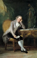 Retrato del estadista y escritor Gaspar Melchor de Jovellanos