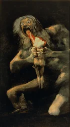 Saturno devorando a uno de sus hijos