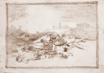 Los desastres de la guerra: Y mucho más (dibujo preparatorio)