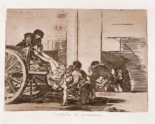 Los desastres de la guerra: Carretas al cementerio