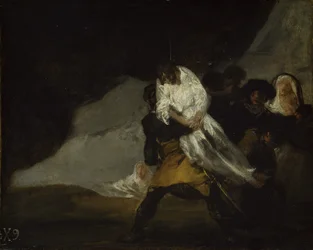 El monje ahorcado, c.1810