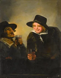 Los bebedores, circa 1850