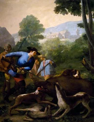 La caza del jabalí
