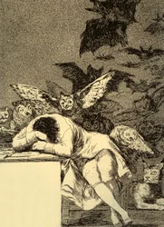 El sueño de la razón produce monstruos (Capricho 43)
