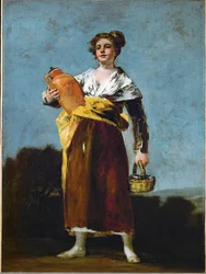 El aguador (óleo sobre lienzo)