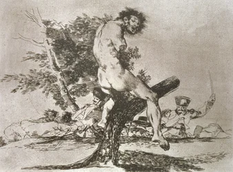 Esto es peor, la placa 37 de "Los desastres de la guerra